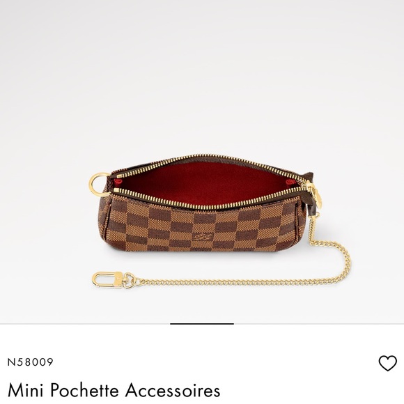 Louis Vuitton Mini Pochette - Damier Ebene - Picture 8 of 12